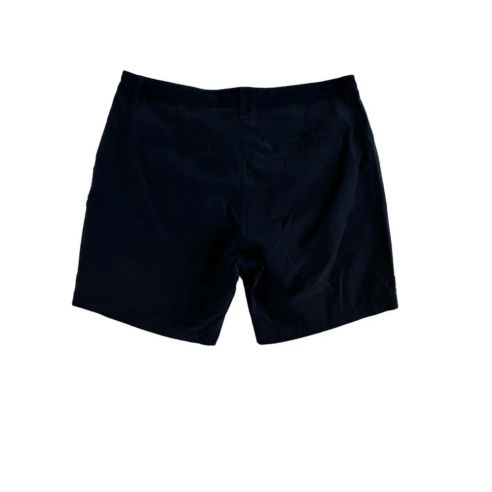 Criquet Anytime Chino Shorts Mens Size 34 Blue Stretch Performance Golf Preppy